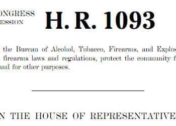 HR 1093 BATFE Reform Act of 2011