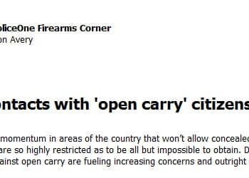 Police Perspective on Open Carry