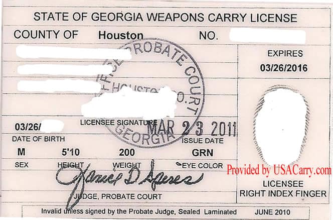 Concealed Weapon Permit