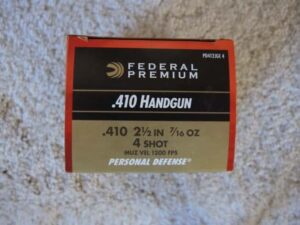 Federal Premium .410 Handgun