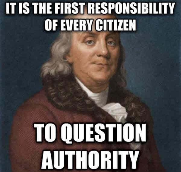 Why Authority Must Be Challenged