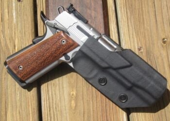 CRT Kydex Belt Holster with SW 1911 Pro 9mm