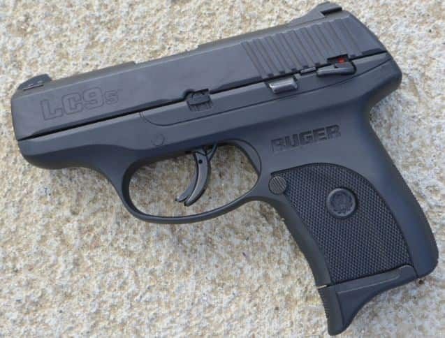 Ruger LC9s with Pinky Finger Extension Floorplate for Mag