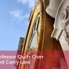 Texas Professor Quits Over Concealed Carry Law Texas Professor Quits Over Concealed Carry Law (2)