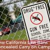 New California Law Bans Concealed Carry on Campus New California Law Bans Concealed Carry on Campus