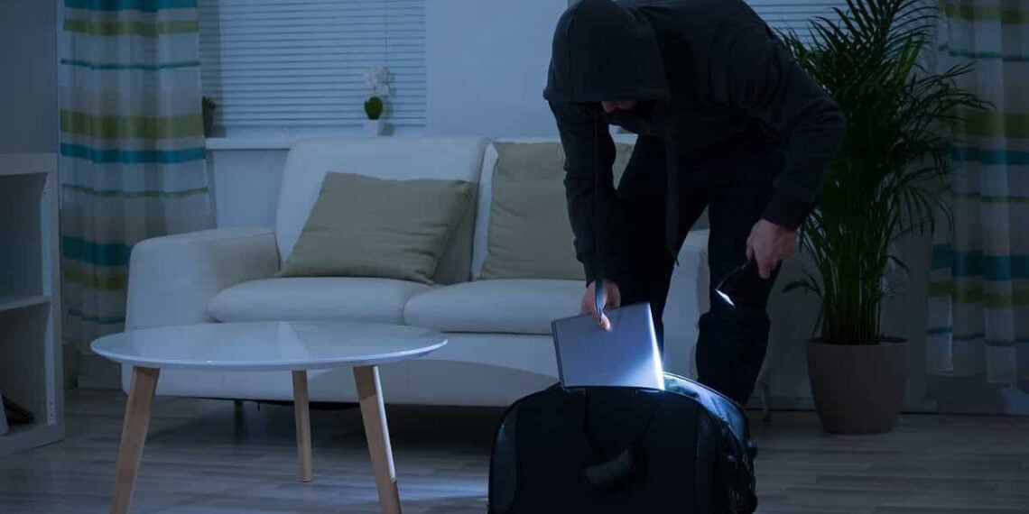 burglar in home