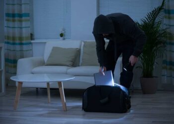 burglar in home