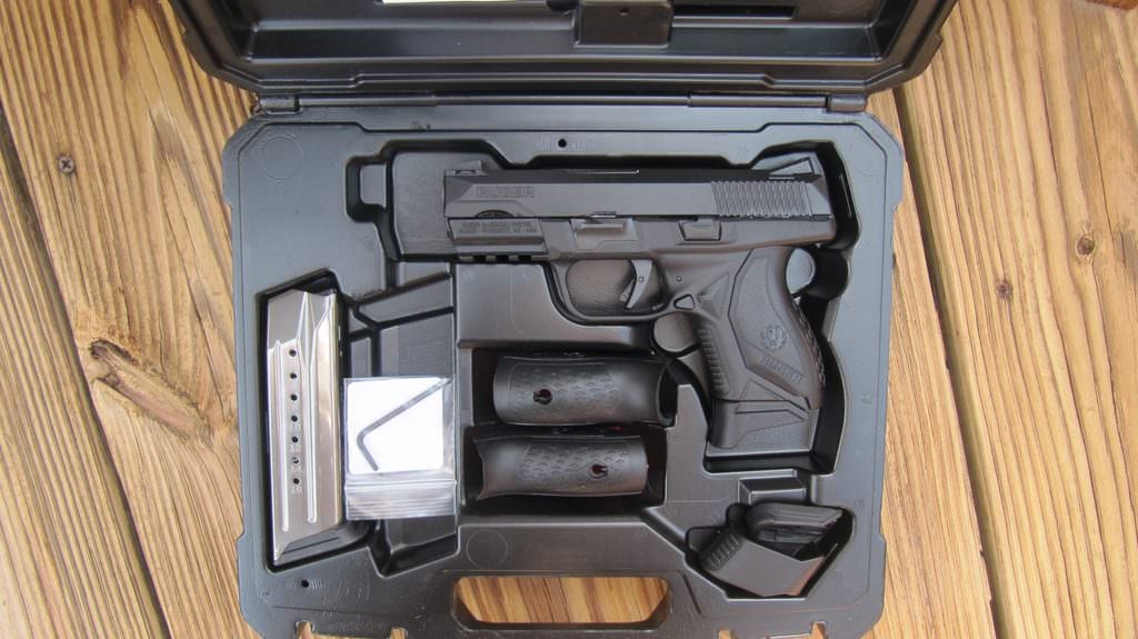 Ruger American Compact 9mm with Hard Case, Lock, Manual, 2 Magazines, Backstraps & Wrench