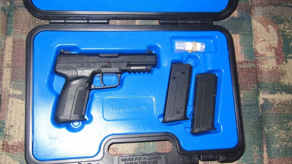 FN 5.7 in Hard Case with 3 Magazines, Lock, Manual, and Wrench