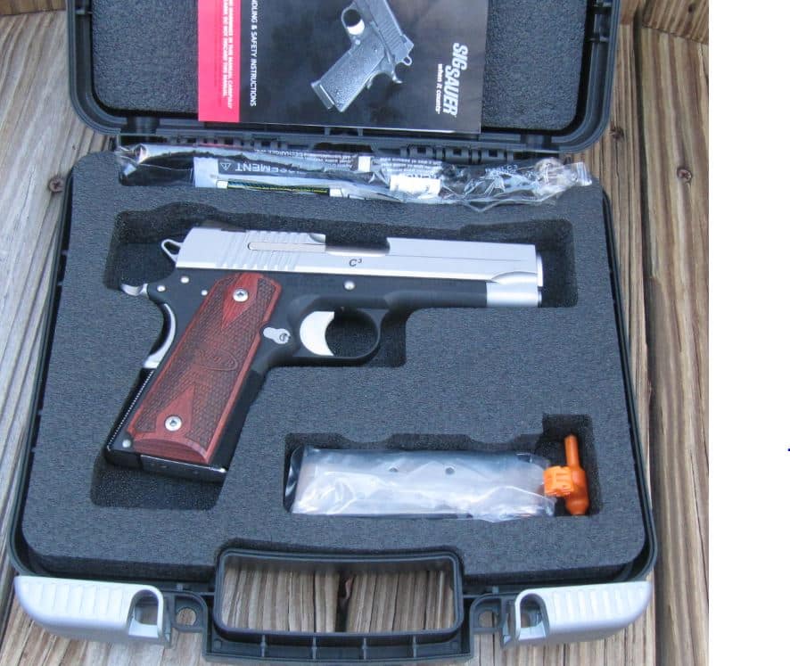 C3 in Hard Case with 2 Mags, Lock, and Owner's Manual