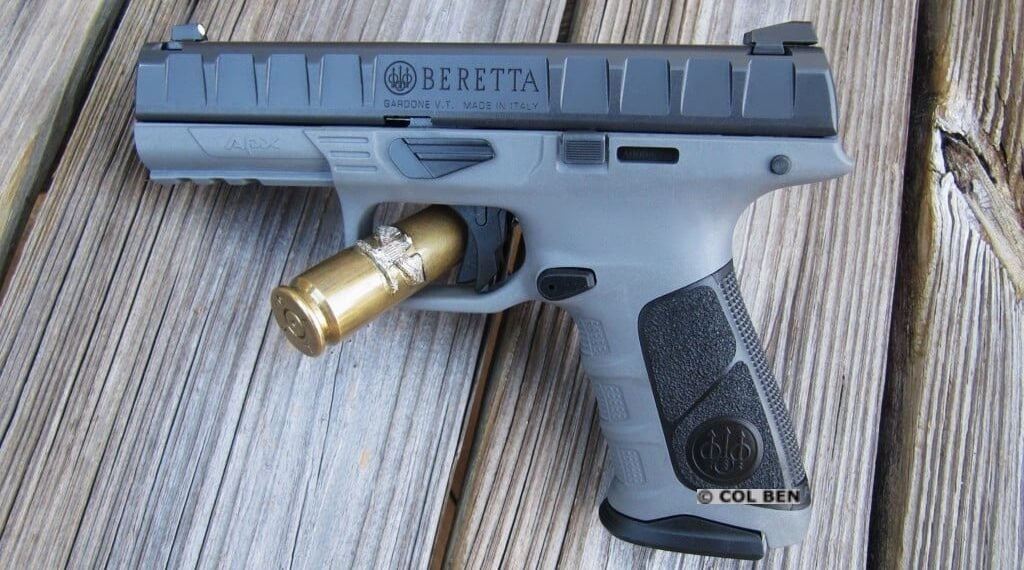 Beretta APX- Changed to Grey Frame-Black Backstrap