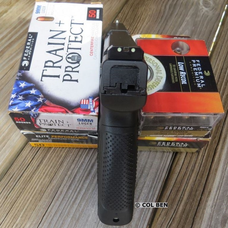 CZ P-10 C Striker-Fired 9mm Pistol- Slim Profile, Backstrap Texturing, & Sights