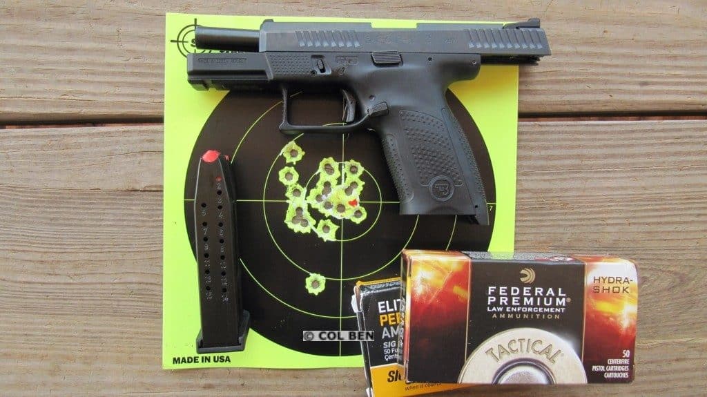 CZ P-10 C 9mm- 17 Rapid Fire Hits at 7 Yards