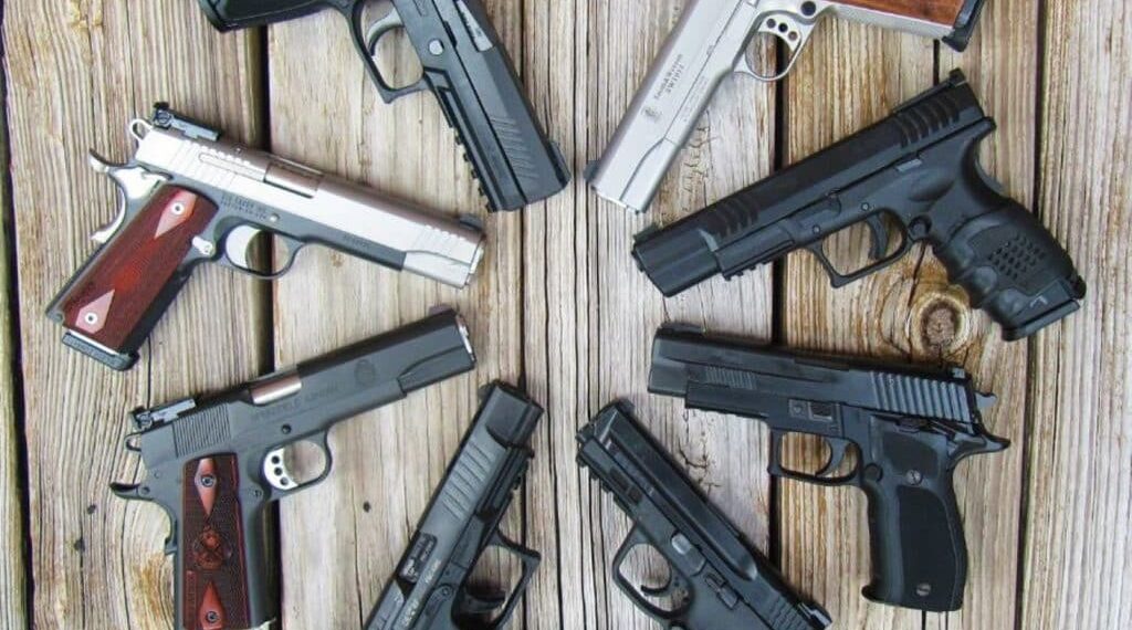 Home Defense Full-Size Pistols: Considerations, Characteristics, & Examples