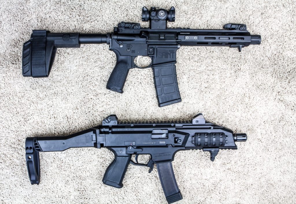 Saint Pistol Compared to CZ Scorpion EVO