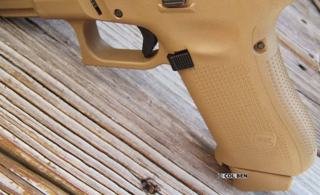 G19X Crossover - No Finger Grooves, Comfortable Grip Texture, Enlarged Mag Release & Trigger Safety