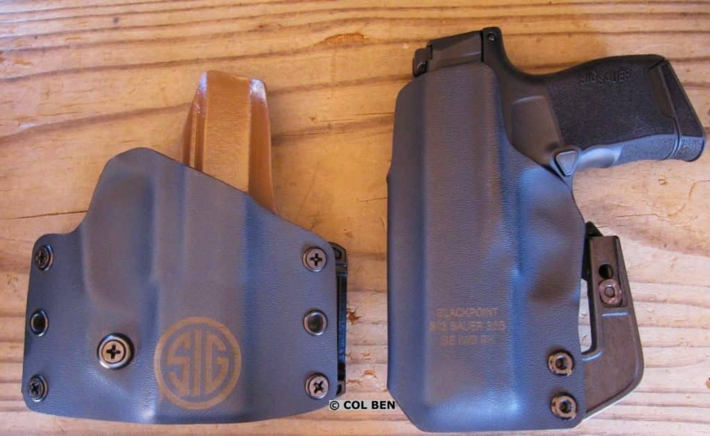 Blackpoint Tactical offers Kydex OWB and Kydex Appendix IWB Holsters for the Sig P365