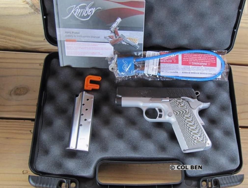 Kimber 1911 Aegis Elite Ultra in Hard Case with 1 Mag, Lock, Instruction Manual & Bore Flag