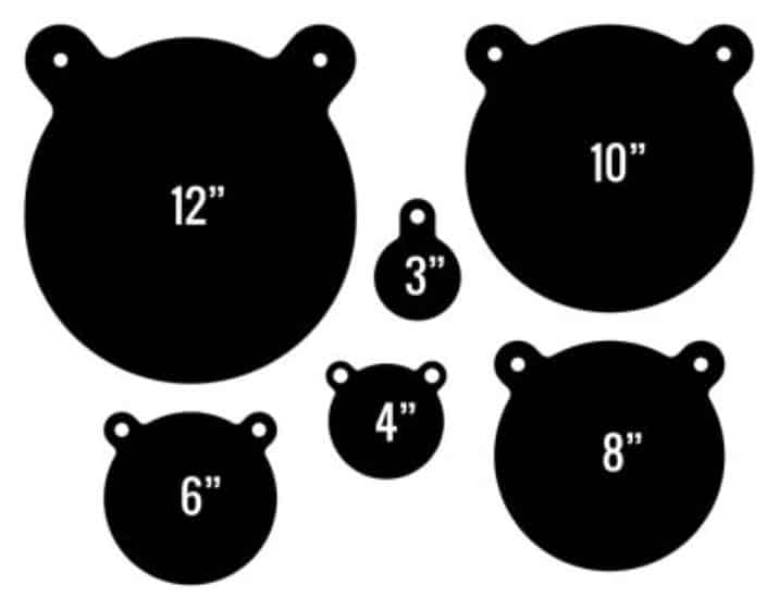 Rogue Shooting Targets - Some Target Sizes