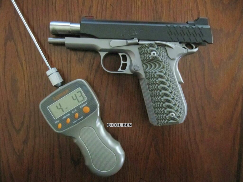 Kimber Aegis Elite Pro 9mm Compact 1911 Trigger Press