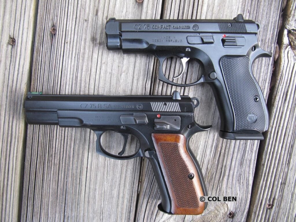 CZ 75 Compact vs CZ 75 B SAO Full-Size