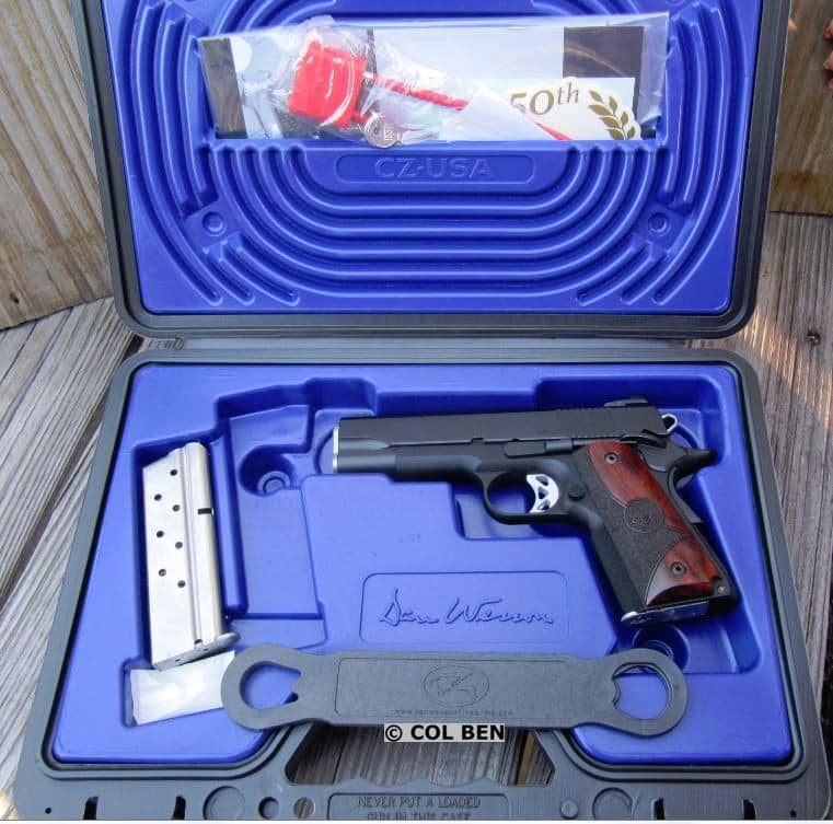 Dan Wesson Vigil CCO 9mm 1911 in Hard Case with 2 Magazines, Lock, Instruction Manual & Bushing Wrench