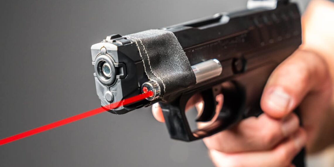 Pellet Gun w/ Laser Pointer Vs. Handgun | Which One Do You Think Won?