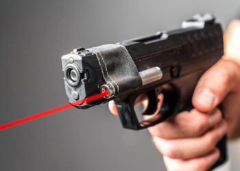 Pellet Gun w/ Laser Pointer Vs. Handgun | Which One Do You Think Won?