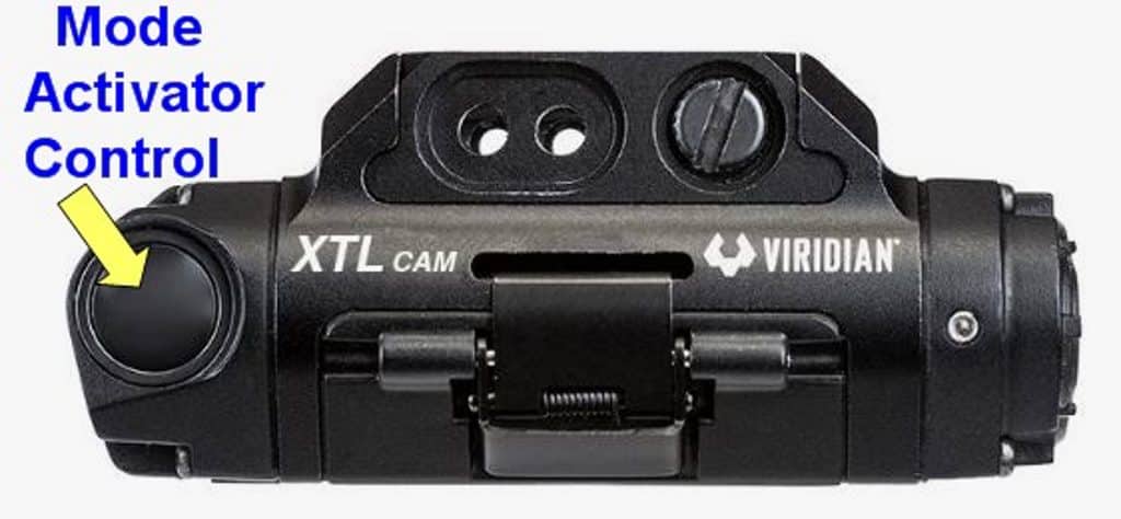 Viridian X5L Weapon-Mounted Camera-Laser-Light Mode Activator Control Buttons- on Both Sides (Ambi)