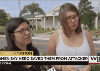 Armed Citizen Saves Two Women and Two Others Being Chased By Violent Man
