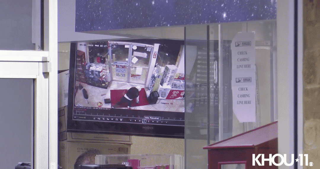 [VIDEO] Houston Store Clerk Defends Himself Against A Pair Of Late Night Robbers
