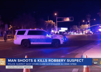 Armed Citizen Stops Violent Crime Spree, Killing the Suspect, 1 Bystander Shot and Killed