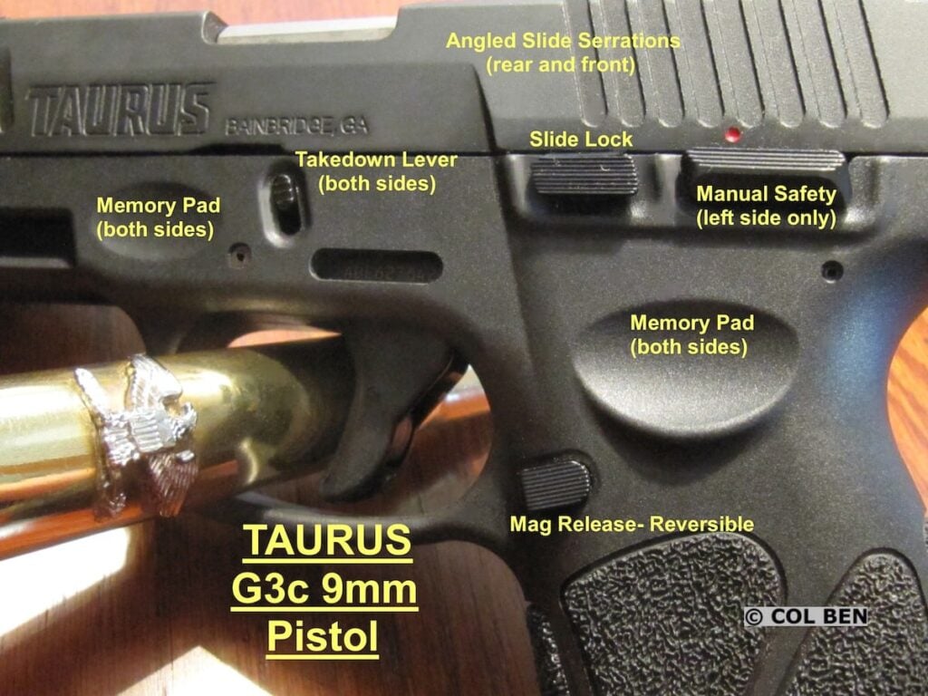 Taurus G3c Memory Pads
