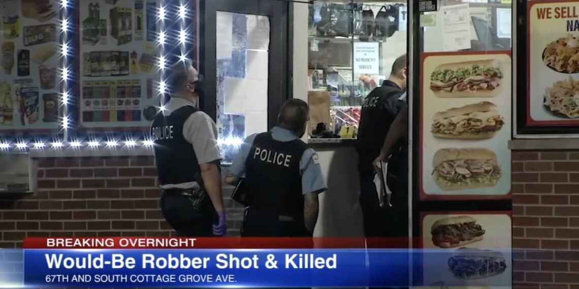 Man Robbing Gas Station Shot In The Back, Killed
