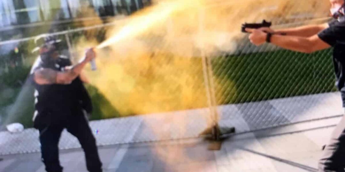 Private Security Guard Shoot & Kills Protester After Being Pepper Sprayed