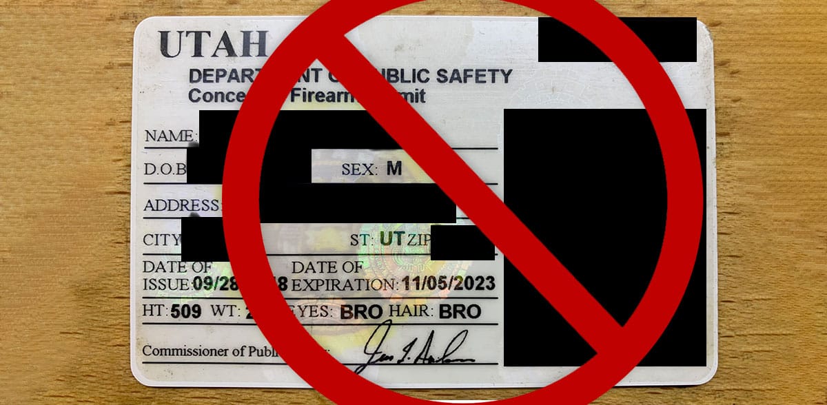 Lawmakers In Utah Introduce Bills To Eliminate Concealed Carry Permit