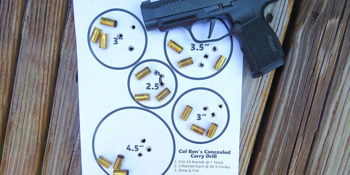 Concealed Carry Proficiency Drill Using Limited Rounds