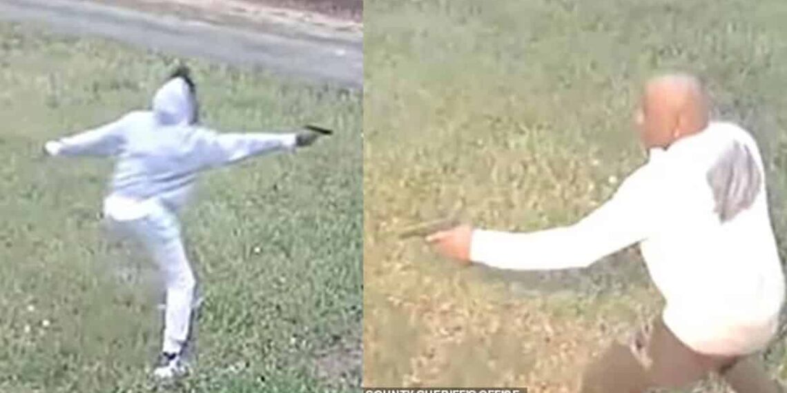 Father And Son Engage In Gunfight In Front Yard; No One Injured
