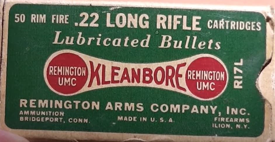 90-Year-Old .22 Long Rifle Rimfire Ammo