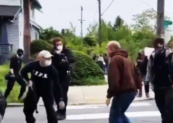 [WATCH] Handyman Vows to Leave Portland after Beating from Antifa Mob