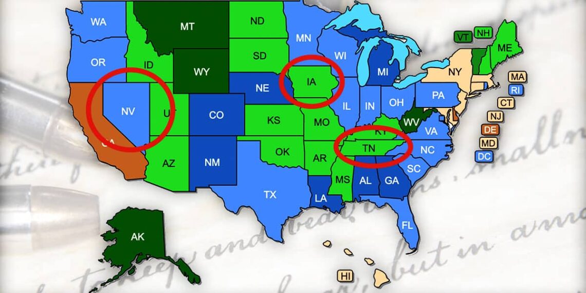 Concealed Carry Map Update | July 1, 2021