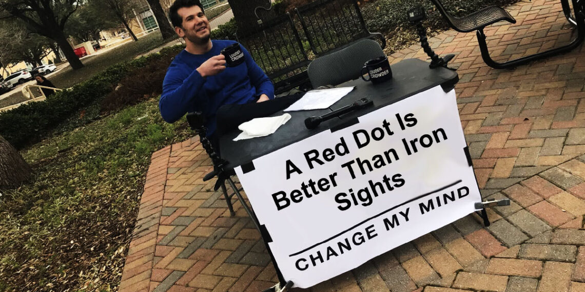 Why A Red Dot Is Better Than Iron Sights, According To Science