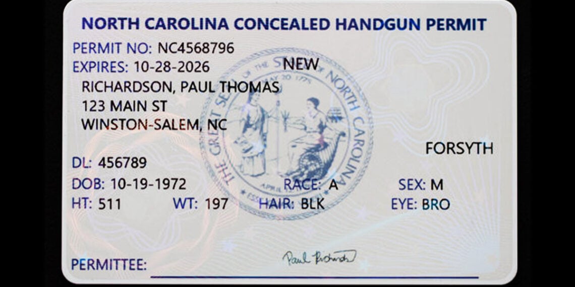North Carolina County Sheriff Introduces First CCW Card Instead of Paper