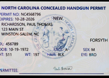 North Carolina County Sheriff Introduces First CCW Card Instead of Paper