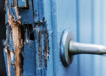 Ex-Boyfriend Kicks Door Off Hinges Then Meets Man With A Gun
