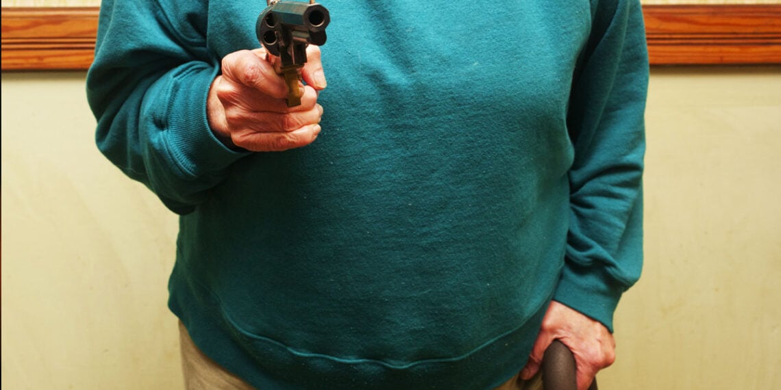 74-Year-Old Woman Holds 21-Year-Old Burglary Suspect Gunpoint
