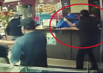 Caught on Camera: CA Jewelry Store Owner Fires 1 Shot; 3 Armed Robbers Flee