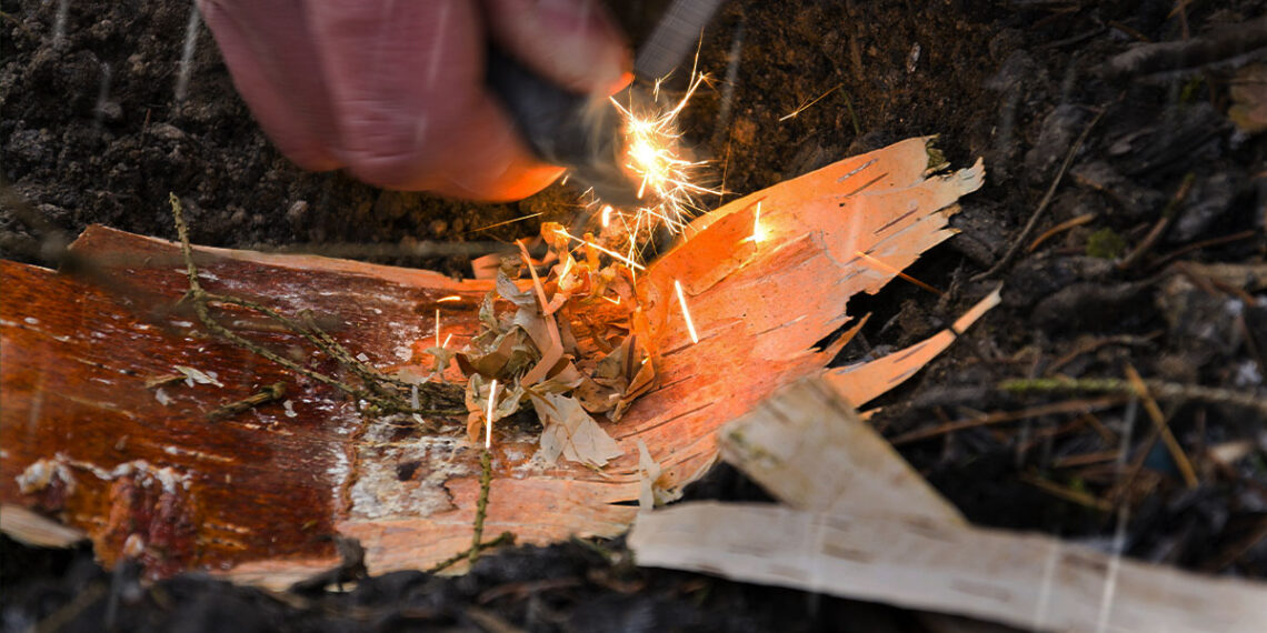 How To Start A Fire When It's Wet Outside