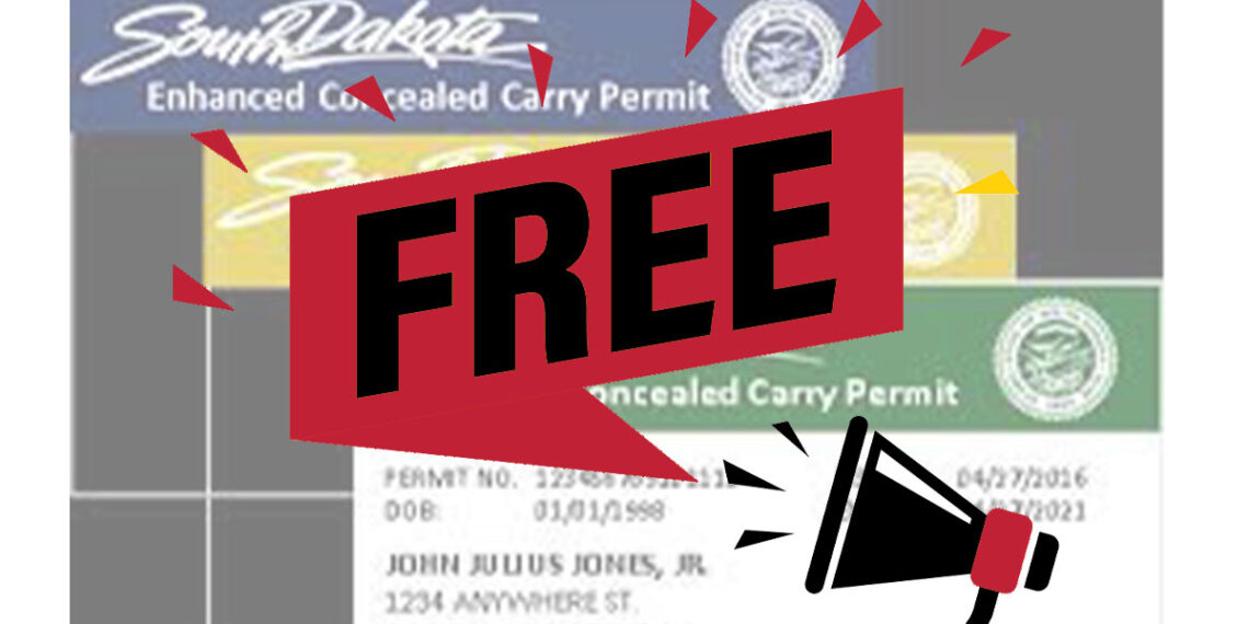 South Dakota Gov. Signs Bill Reducing CCW Fees to $0.00