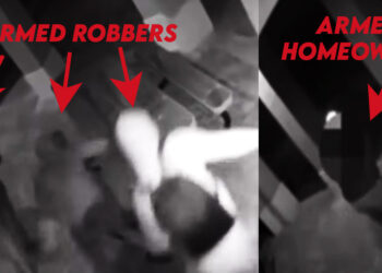 Video Released Showing Homeowner Shooting at 3 Armed Robbers; Hits 1